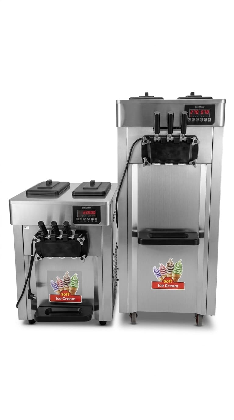 Cremier Dela Commercial Soft-Serve Ice Cream Machines Pair