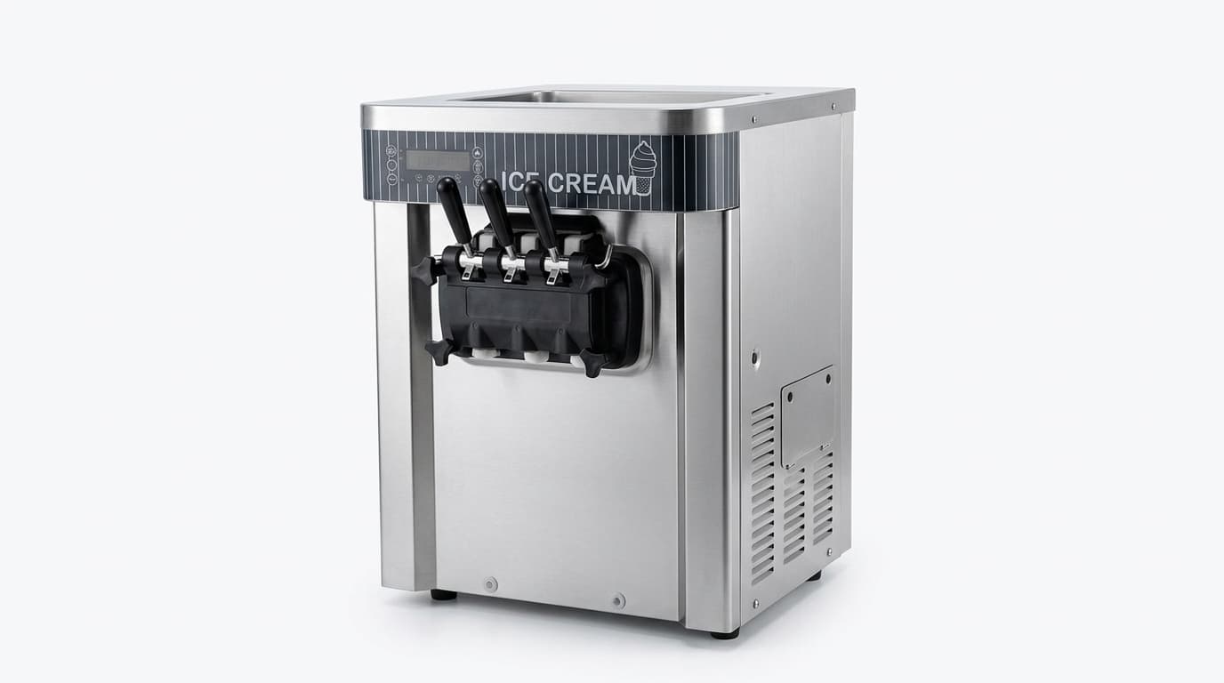 Stainless Steel Countertop 3-Flavor Machine