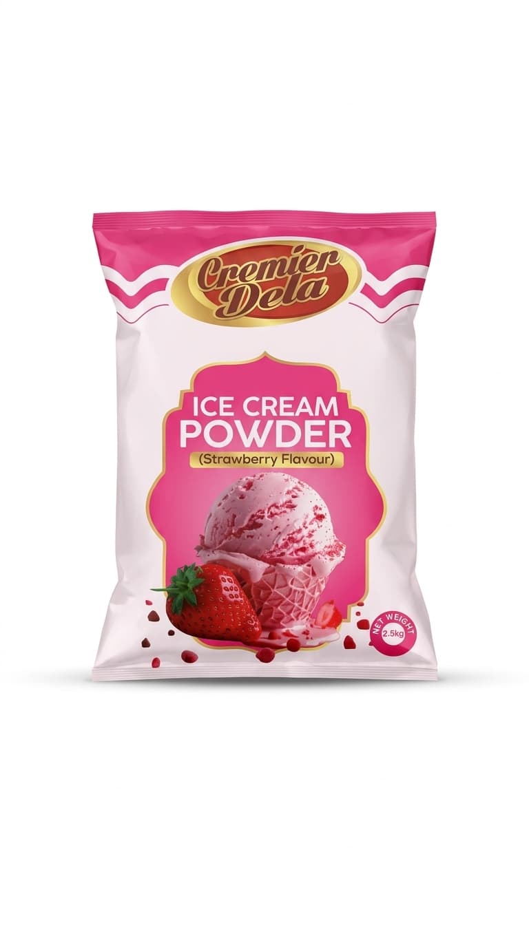Strawberry Soft-Serve Powder - 2.5kg Pouch